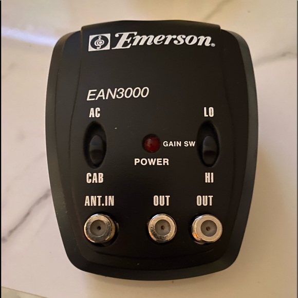 Networking Emerson Cable Tv Antenna Inline Booster Coax Signal